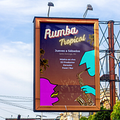 Rumba Tropical. Graphic Design, Advertising, and Design project by Milton Blanquin - 04.17.2024