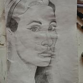 Mi proyecto del curso: Cuaderno de retratos a línea con grafito. Fine Arts, Sketching, Drawing, Portrait Drawing, and Sketchbook project by Cesar Ruiz - 04.17.2024