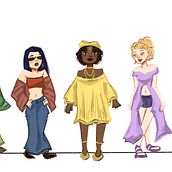 My project for course: Captivating and Dynamic Character Creation Ein Projekt aus dem Bereich Traditionelle Illustration, Design von Figuren, Digitale Illustration und Digitale Zeichnung von Kirsten Miller - 16.04.2024