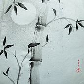 Mein Abschlussprojekt für den Kurs: Einführung in die Sumi-e-Malerei . Traditional illustration, Fine Arts, Painting, Drawing & Ink Illustration project by Ruth - 04.18.2024