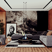 Mój projekt z kursu: Renderowanie wnętrz za pomocą SketchUp i V-Ray. Projekt z dziedziny 3D, Architektura wnętrz, Projektowanie wnętrz,  Modelowanie 3D,  Projektowanie 3D,  Architektura, Design i  Dekoracja wnętrz użytkownika Kamila Brzezina - 18.04.2024