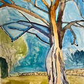 My project for course: Dreamy Watercolor Landscapes: Paint with Light. Painting, and Watercolor Painting project by frankieghaze - 04.19.2024
