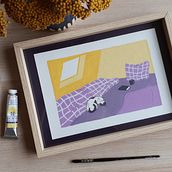 Mijn project van de cursus: Wilde dieren schilderen met gouache. Traditional illustration, Fine Arts, Painting, and Gouache Painting project by Kato Kuijpers - 04.19.2024