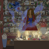 My project for course: Atmospheric Painting in Procreate: From Concept to Color. Digital Illustration, Digital Drawing, and Editorial Illustration project by pati_ - 04.19.2024