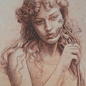 Pondering Ein Projekt aus dem Bereich Bildende Künste, Skizzenentwurf, Zeichnung, Porträtzeichnung, Realistische Zeichnung und Artistische Zeichnung von agathalopespopolo - 18.04.2024