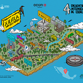 Mi proyecto del curso: Ilustración de mapas isométricos: captura la vibración de una ciudad. Traditional illustration, Infographics, Drawing, Digital Illustration, and Digital Painting project by Carlos chong - 04.19.2024