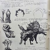 Project for Daily Sketching course. Traditional illustration project by Thomas Biedermann - 04.20.2024