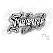 Meu projeto do curso: Tatuagem de letras cursivas à mão livre. Lettering, and Tattoo Design project by Katielli Moreira - 04.20.2024