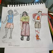 My project for course: Captivating and Dynamic Character Creation. Un proyecto de Ilustración tradicional, Diseño de personajes, Ilustración digital y Dibujo digital de Coco - 19.04.2024