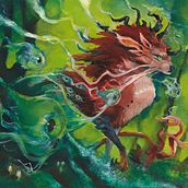 Kirin Oil Painting. Een project van Traditionele illustratie van Kate Becker - 21.04.2024