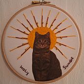 My project for course: Photo Embroidery on Fabric. Photograph, Collage, Paper Craft, Printing, Embroider, DIY, and Textile Design project by karenput - 04.21.2024
