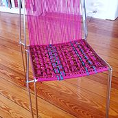 Mein Abschlussprojekt für den Kurs: Seilwebtechniken für farbenfrohe Sitzmöbel. Design, Arts, Crafts, Furniture Design, Making, and Weaving project by isabelgasch - 04.20.2024