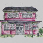 My project for course: Expressive Architectural Sketching with Colored Markers. Sketching, Drawing, Architectural Illustration, Sketchbook & Ink Illustration project by Veronika - 04.21.2024