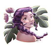 Il mio progetto del corso: Ritratto di personaggi in stile cartoon con Procreate. Ilustração digital, Desenho digital, Pintura digital, e Design de personagens projeto de Elisa Bertoldi - 21.04.2024