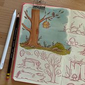 Il mio progetto del corso: Illustrazione con Procreate: tecniche di sketching quotidiano. Character Design, Drawing, Digital Illustration, Children's Illustration, and Digital Drawing project by Sara Valentini - 04.22.2024