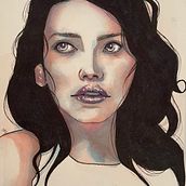 Mon projet du cours : Portrait artistique à l’aquarelle. Fine Arts, Painting, Watercolor Painting, and Portrait Drawing project by Marie-Laurence Marchetto - 04.22.2024