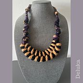 My project for course: Rope Jewelry for Beginners: Make Your Own Necklaces. Arts, Crafts, Jewelr, Design, Macramé, and Textile Design project by Maria Deluka - 04.21.2024