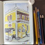 My project for course: Sketchbook Illustration with Colored Pencils. Traditional illustration, Fine Arts, Sketching, Pencil Drawing, Drawing, Artistic Drawing, and Sketchbook project by Smita Tarawade - 04.23.2024