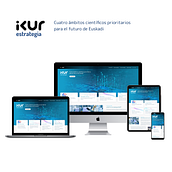 Portal IKUR de Ciencia y Tecnología en Euskadi.. UX / UI project by Sara Madrigal Abaroa - 04.23.2024