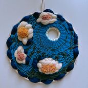 My project for course: Circular Weaving for Colorful Wall Decor Ein Projekt aus dem Bereich H, werk, Innendesign, Musterdesign, Weben, Weben und Textildesign von tinary - 23.04.2024