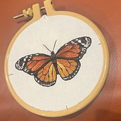 My project for course: Realistic Embroidery Techniques. Traditional illustration, Embroider, and Textile Design project by pikapoko - 04.23.2024