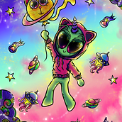My project for course: Creative Illustration for Brands. Digital Illustration, Design, Digital Drawing, Digital Painting, Concept Art, Poster Design, and Character Design project by Random Unicorn - 04.23.2024