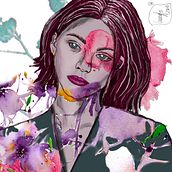 Mi proyecto del curso: Técnicas de ilustración con acuarela digital. Een project van Traditionele illustratie, Digitale illustratie, Aquarelschilderen,  Portrettekening y Digitale tekening van Maria José Vañó Vañó - 23.04.2024