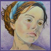 My project for course: Vibrant Portrait Drawing with Colored Pencils. Drawing, Portrait Drawing, Sketchbook, and Colored Pencil Drawing project by frankis0028 - 04.23.2024