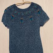 Mi proyecto del curso: Diseño y tejido de punto con mostacillas de colores. Een project van Ontwerp van accessoires, Textiel, Breien y Textielontwerp van Paqui González Quintero - 23.05.2024