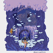 My project for course: Forest Fantasy Illustration in Procreate & Photoshop. Un progetto di Illustrazione digitale, Illustrazione infantile e Disegno digitale di Isabel Bozarth - 22.04.2024