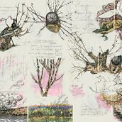 Sketchbook (2022). Un progetto di Illustrazione tradizionale, Calligrafia, Bozzetti e Disegno di Ksenia Domahina - 24.04.2024