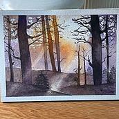 Mon projet du cours : Paysages oniriques à l'aquarelle : capturez la lumière. Un progetto di Pittura e Pittura ad acquerello di joellewynands1211 - 24.04.2024