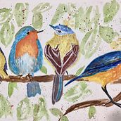 Mi proyecto del curso: Acuarela artística para ilustración de aves. Un projet de Illustration traditionnelle, Aquarelle, Dessin réaliste et Illustration naturaliste de Jesica Godoy - 24.03.2024