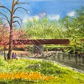 My project for course: Painting Realistic Watercolor Landscapes. Fine Arts, Painting, Sketching, Watercolor Painting, and Naturalistic Illustration project by adlermark - 04.24.2024