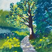 Mi proyecto del curso: Pintura de paisajes con gouache para principiantes. Projekt z dziedziny  Sztuki piękne,  Malarstwo, Ilustracja naturalist, czna i Malowanie gwaszami użytkownika magdalenasolar - 24.04.2024