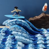 Mi proyecto del curso: Autómatas de madera: crea esculturas con movimiento. Un proyecto de Diseño de personajes, Escultura, Diseño de juguetes, Art to y Carpintería de Alberto Bahamondes - 24.04.2024