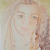 Meu projeto do curso: Desenho de retratos vibrantes com lápis de cor. Un proyecto de Dibujo, Dibujo de Retrato, Sketchbook y Dibujo con lápices de colores de Ana Lucia Kroeff Vieira - 24.04.2024