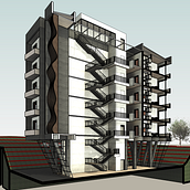 Mi proyecto del curso: Modelado de edificios paramétricos con Revit. 3D, Architecture, Interior Architecture, 3D Modeling, Digital Architecture, and ArchVIZ project by Alejandro Hernández - 04.25.2024