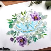 Mein Abschlussprojekt für den Kurs: Naturalistische Zeichnung und Komposition mit Aquarell. Traditional illustration, Drawing, Watercolor Painting, and Naturalistic Illustration project by ydrinka - 04.25.2024
