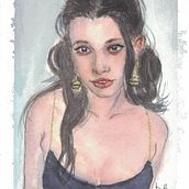 My project for course: Watercolor Portrait Sketchbook Ein Projekt aus dem Bereich Malerei, Aquarellmalerei, Porträtzeichnung und Sketchbook von Danilo Tagliaferri - 26.04.2024