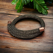 Mój projekt z kursu: Biżuteria z drutu na szydełku. Un projet de Artisanat, St, lisme, Art textile, DIY, Crochet , et Design textile de klimju917 - 26.04.2024