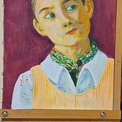Mi proyecto del curso: Retrato expresivo al óleo: explora la técnica alla prima. Fine Arts, Painting, and Oil Painting project by Jhon Giraldo - 04.22.2024