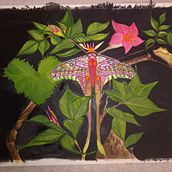 Night. Watercolor Painting project by cinemuerte - 04.27.2024