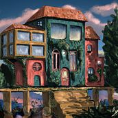 My project for course: Painting in Procreate: Reimagine Your Surroundings. Digital Illustration, Digital Drawing, and Digital Painting project by Giancarlo Sandoval - 04.27.2024