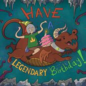 Meu projeto do curso: Design de cartão comemorativo: "Have a LEGENDARY Birthday!". Traditional illustration, Br, ing, Identit, Editorial Design, Graphic Design, and Digital Illustration project by guigs2004 - 04.26.2024