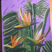 Mi proyecto del curso: Pintura botánica con acrílico. Un proyecto de Ilustración tradicional, Bellas Artes, Pintura, Pintura acrílica e Ilustración botánica de Paulina Esperanza Guerrero Rojas - 24.04.2024