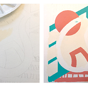 My project for course: Composition Design for Abstract Art. Design, Traditional illustration, Fine Arts, Graphic Design, and Digital Design project by carolyne_plante - 04.29.2024