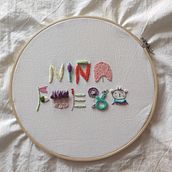 Mi proyecto del curso: Introducción al bordado en relieve. Embroider, and Textile Design project by Rocío San José - 05.29.2024