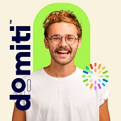 Branding e Identidad.  |   DomitiTM.   |   HappyWork.  . Projekt z dziedziny Design,  Reklama, Br, ing i ident, fikacja wizualna, Doradztwo kreat, wne, Zarządzanie projektowaniem, Projektowanie graficzne, T, pografia i  Nazewnictwo użytkownika Jonás Frías - 26.03.2022