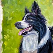 Mi proyecto del curso: Retrato realista de mascotas con pintura al óleo. Artes plásticas, Pintura, Pintura a óleo e Ilustração naturalista projeto de Andrea Esther Miranda Suazo - 12.04.2024